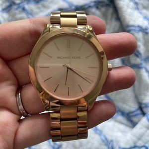 Michael Kors rose gold watch